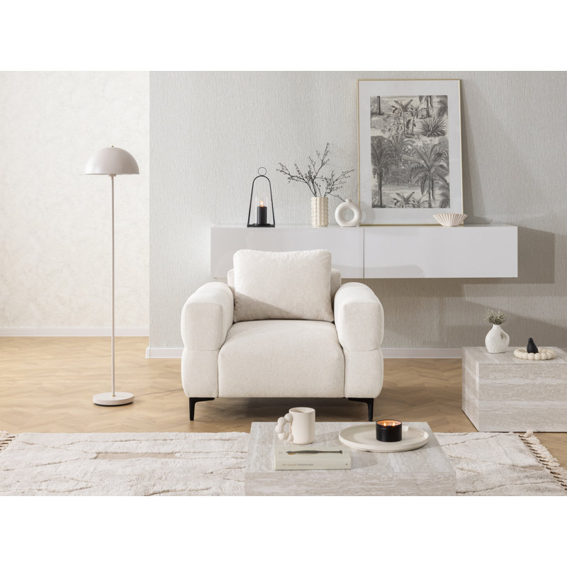 Cardea 2 - Piece Living Room Set, Cream