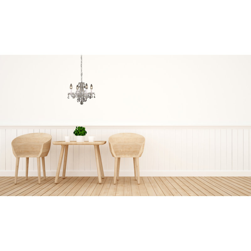 Duska 4 - Light Chandelier, Chrome