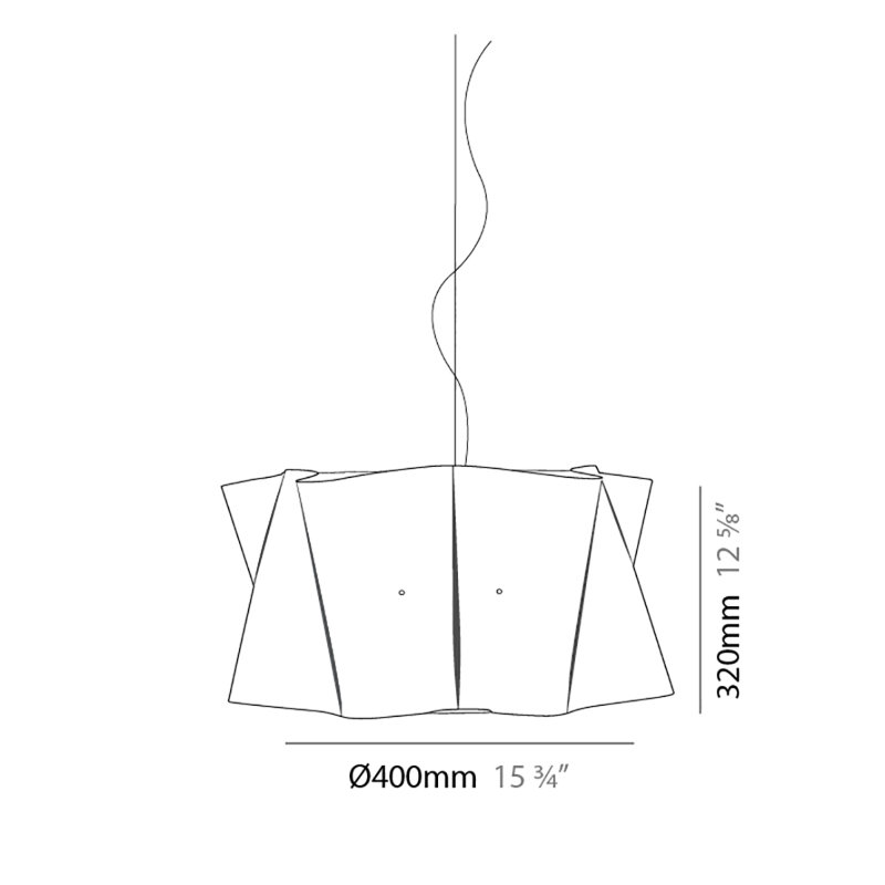 Folio - One Light Suspension