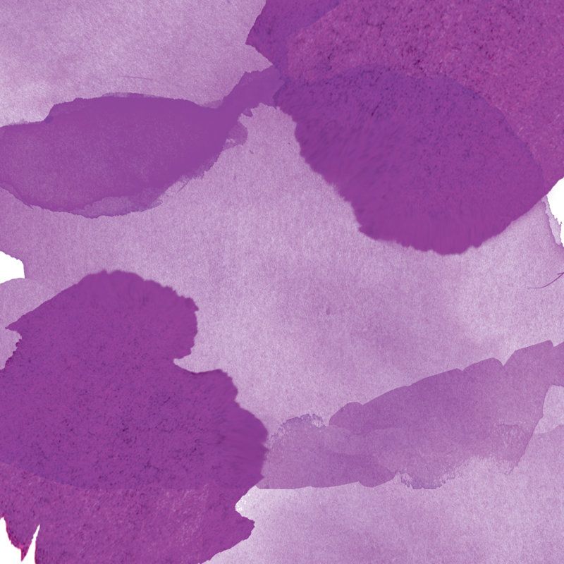 Purp Watercolour - Wrapped Canvas Painting, 76cm H x 76cm W x 3.8cm D