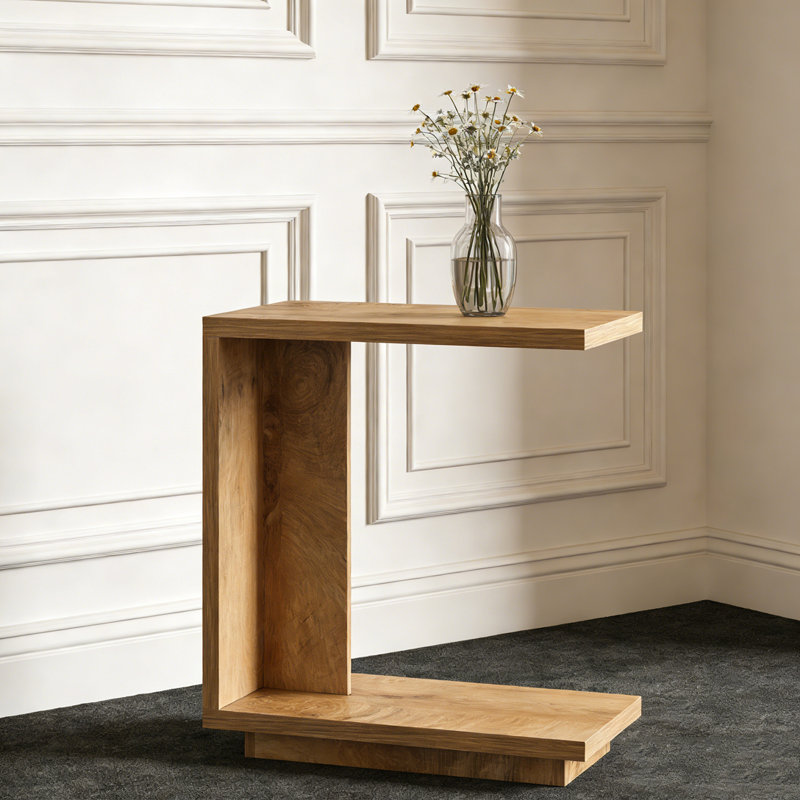 C-Shaped Bedside Table