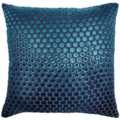 Dots Square Velvet Pillow Cover & Insert