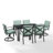 Halles 6 - Person Patio Dining Set with Rectangular Table , Cushions Included-1555732291