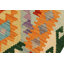 Tapis de couloir en laine vert / beige / or 2 pi 9 po x 9 pi 6 po Riggio