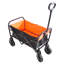 Chariot pliable de chariot utilitaire avec tissu Oxford 600D - Chariot pliable robuste pour le jardin et la plage pour le magasinage, le camping et l'extérieur-126257597