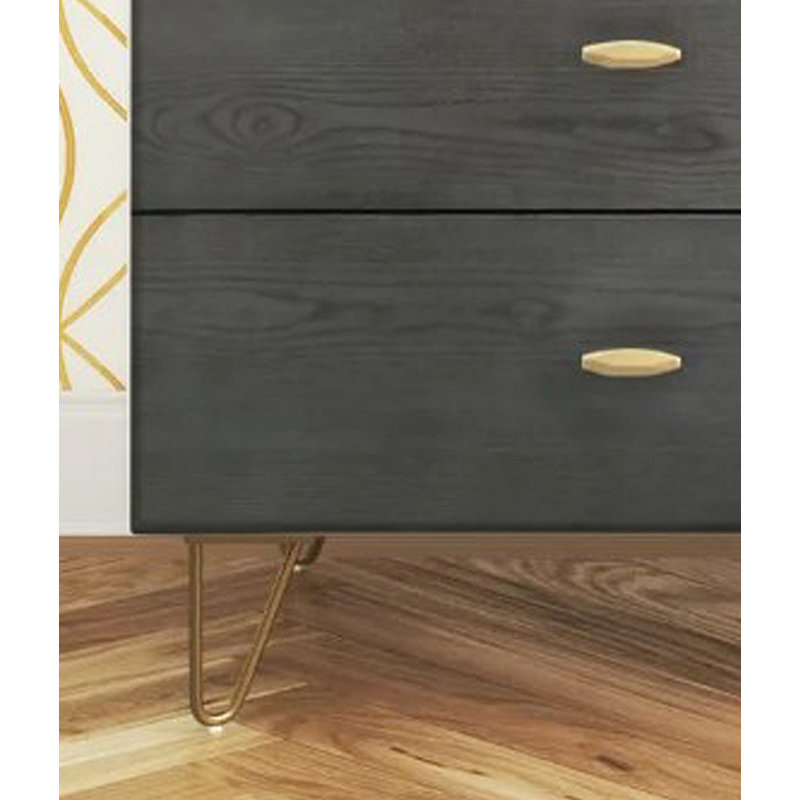 Commode 6 tiroirs Dorothy, gris