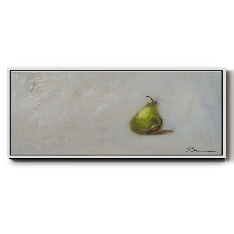 Prickless Pear - toile encadrée, H 20 po x l 50 po