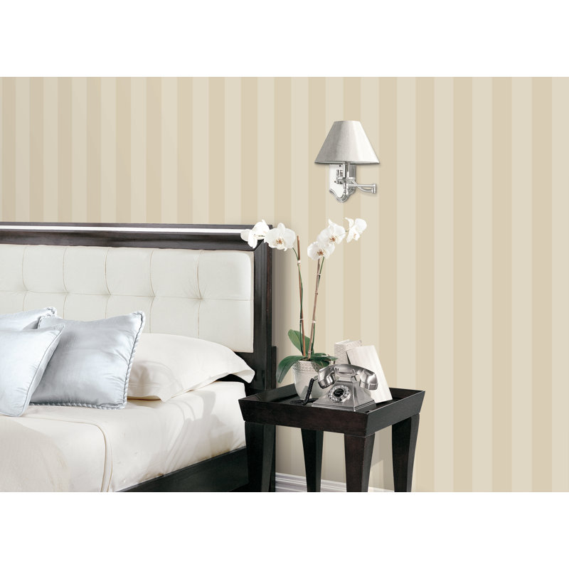 Dorantes 10m x 53cm Matte Wallpaper Roll, Light Beige