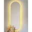 Delmarie Metal Oval Mirror