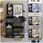 29.2" Small Size Left Drawer Desktop Vanity Table + Cushioned Stool, 2 AC+2 USB Power Station, Hair dryer bracket, Extra Large Touch Control Sliding LED Mirror, Tri-color Switching, Brightness Adjust-439763324