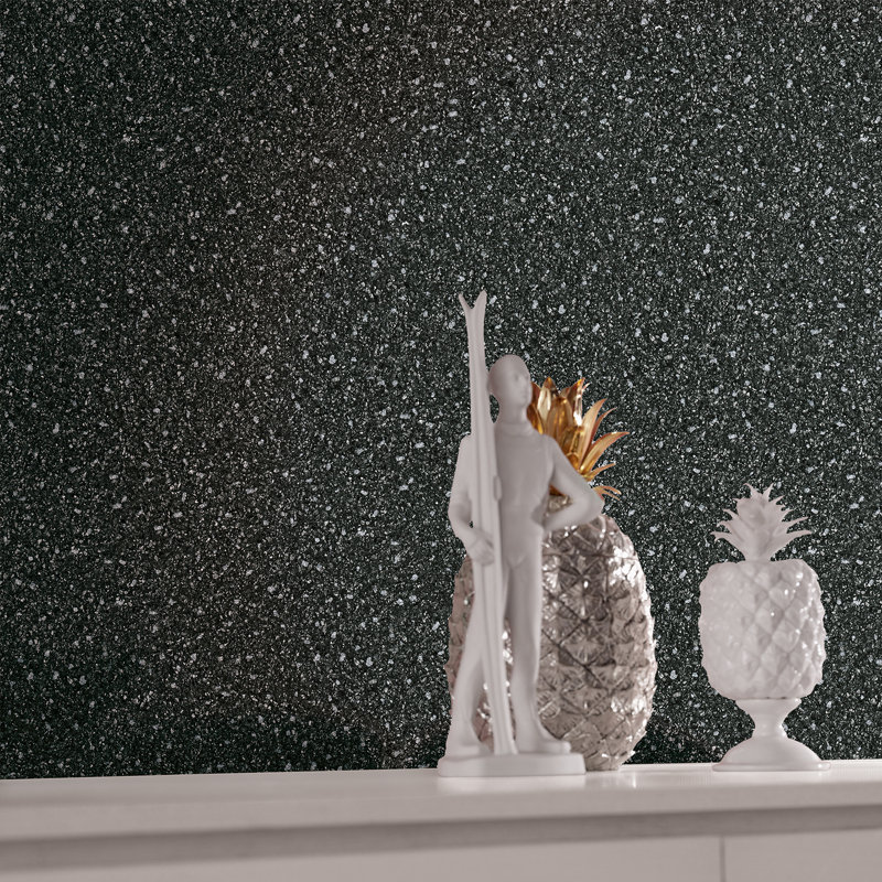 Rouleau de papier peint L 33 pi x l 20,5 po Speights Speckle, Anthracite