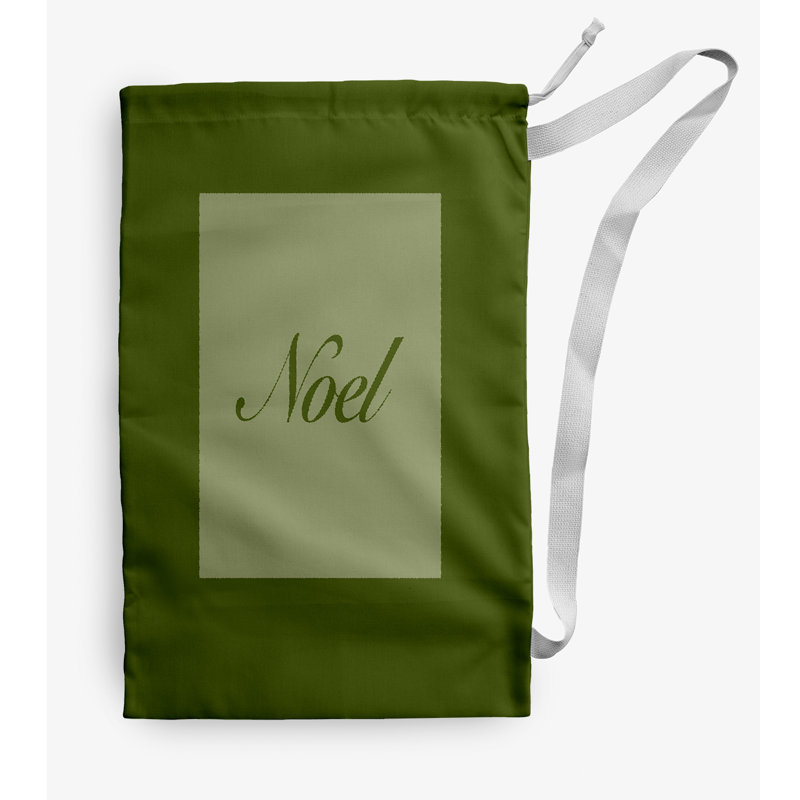 Fabric Laundry Bag with Handles, Medium (36" H x 28" W), Olive