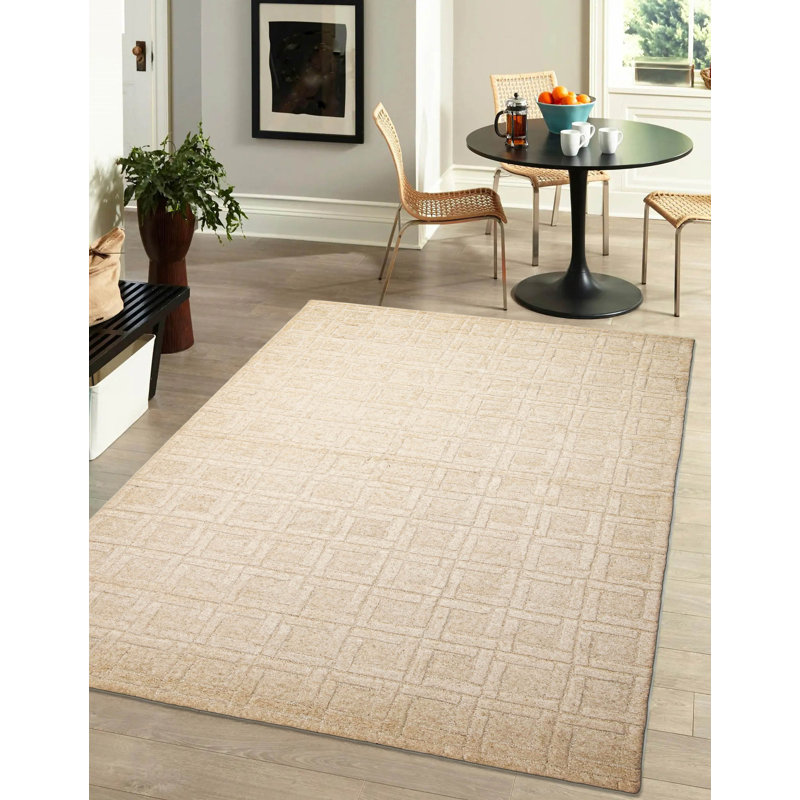 Timeless Cream Rug, Rectangle 5' x 8'