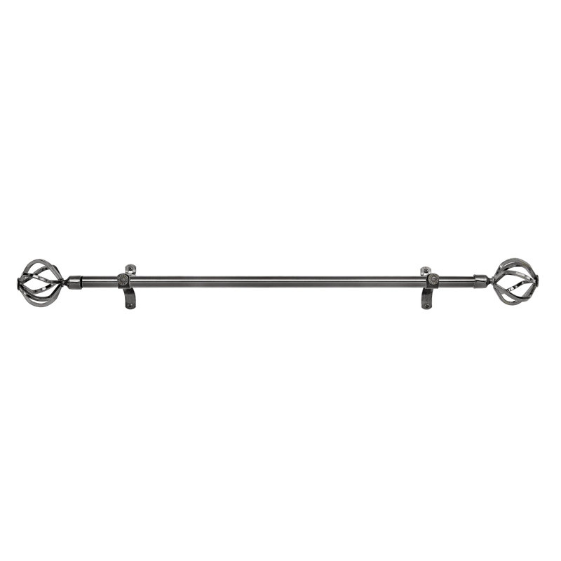 Single Curtain Rod, 66" - 120"