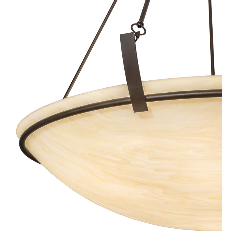 Luminaire suspendu unique à 8 lumières Covina, 60" W