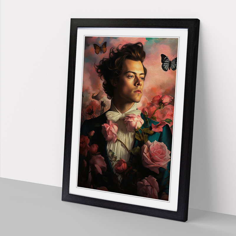 Harry Styles Romanticism - Framed Print