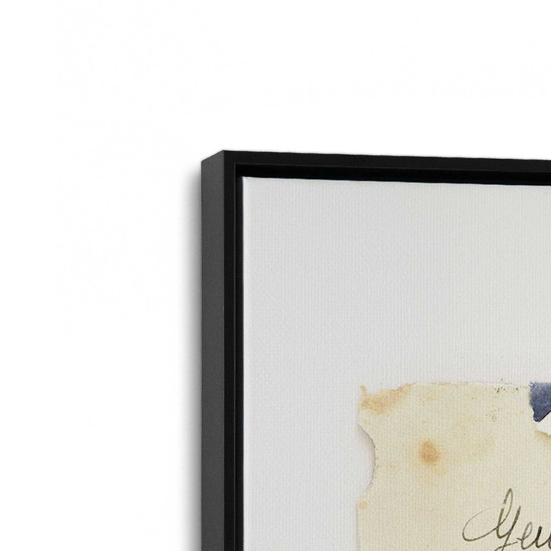 Wheatear by Deborah Revell Art Print, 32" H x 24" W, Black, Floater Frame
