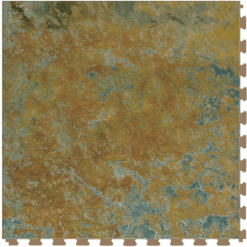 Stonecraft 5mm Thick 20'' W x 20'' L Vinyl, Imperial Gold