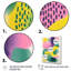 Collages abstraits jaunes et verts - Reproduction d'art abstrait mural-1128815024-1128815020