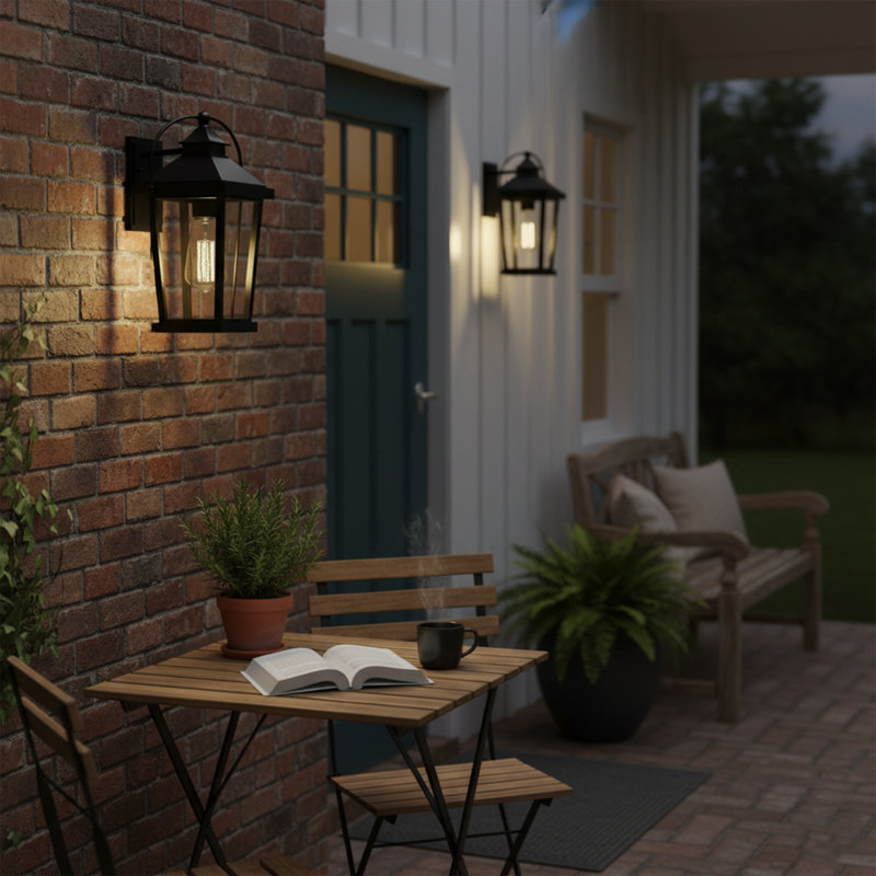 Flush Mounted Sconce (Bulb Not Included)