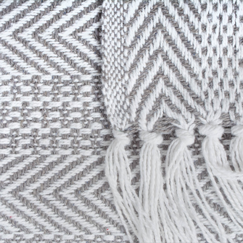 Jeté 100% coton , Gris
