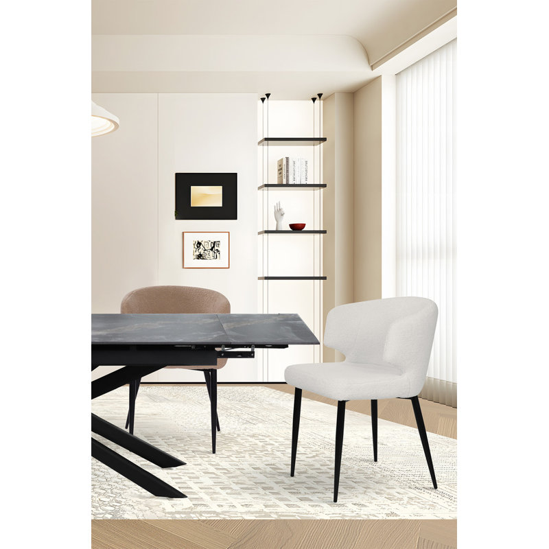 Evgeniy 81cm H Polyester Blend Upholstered Side Chair