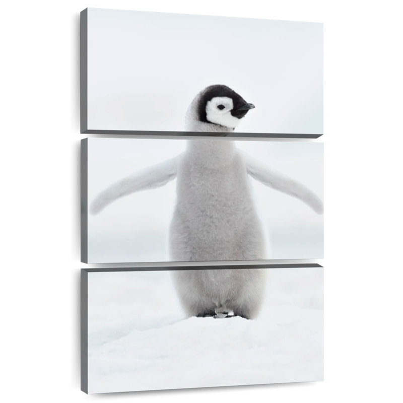 Brampt Lone Emperor Penguin, 32" H x 20" W