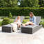 Rochel 66cm Long Reclining Single Chaise with Cushions-1648283357