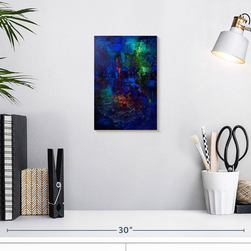 Avery Blue II, 12" H x 8" W