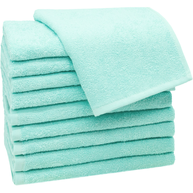 Midweight Fingertip Towel, Mint