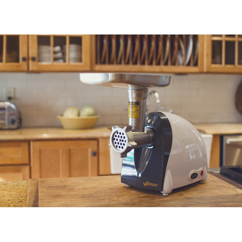 Weston Stainless Steel Electric Meat Grinder