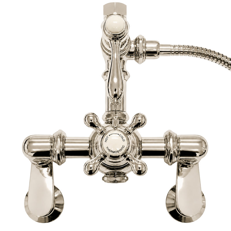 Système de douche thermostatique Sacramento, Nickel poli