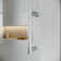 56"-60" W X 72" H Single Sliding Frameless Shower Door with Upgraded 3/8" Tempered Clear Glass