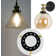 Socket Lampshade Holder Top Collar Ring Adapter Lamp Base Solid Metal Separate Lighting Kit