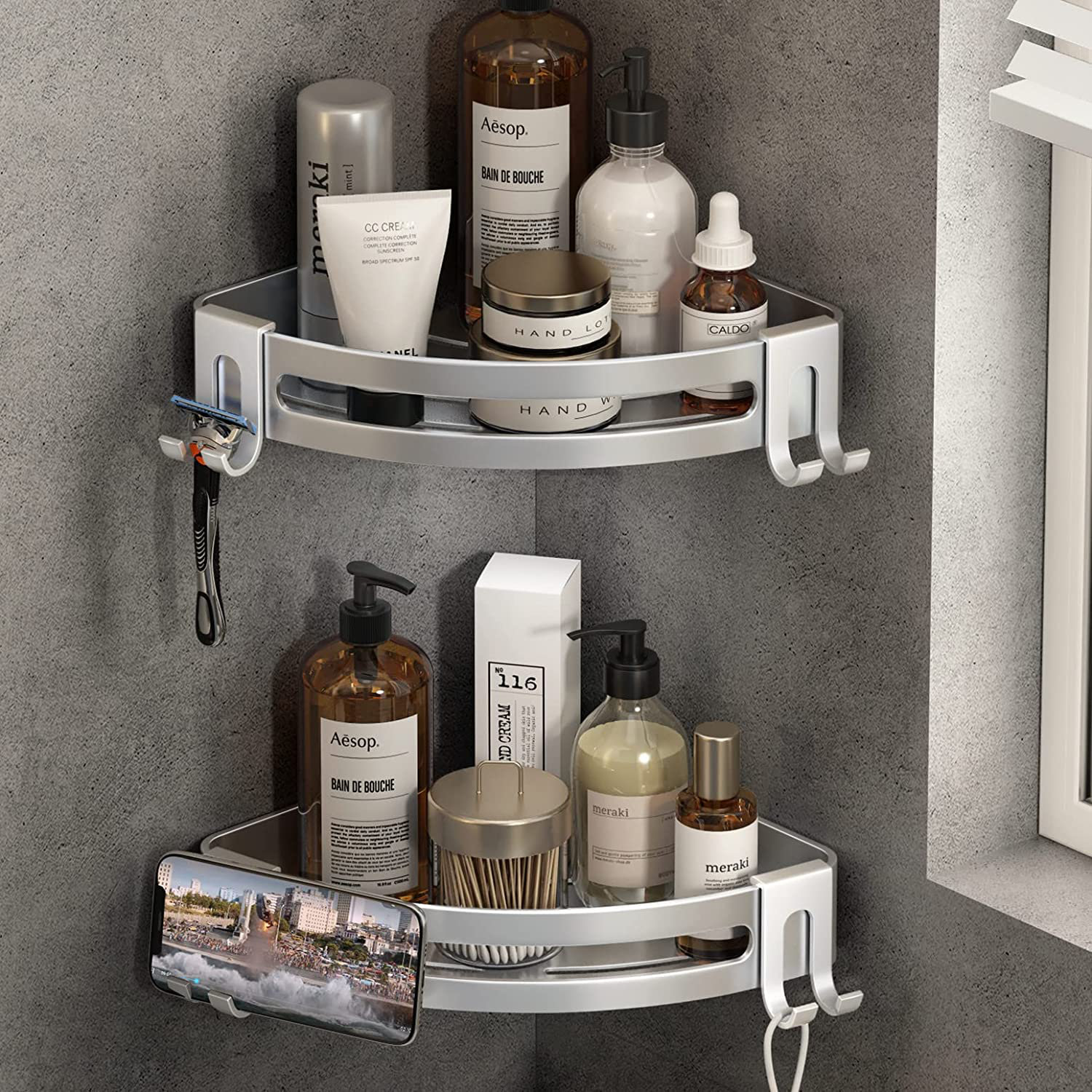 https://assets.wfcdn.com/im/35044302/compr-r85/2207/220712732/ljudmila-corner-shower-caddy-with-razor-holder-adhesive-shower-shelf-bathroom-shower-organizer-storage-rack.jpg