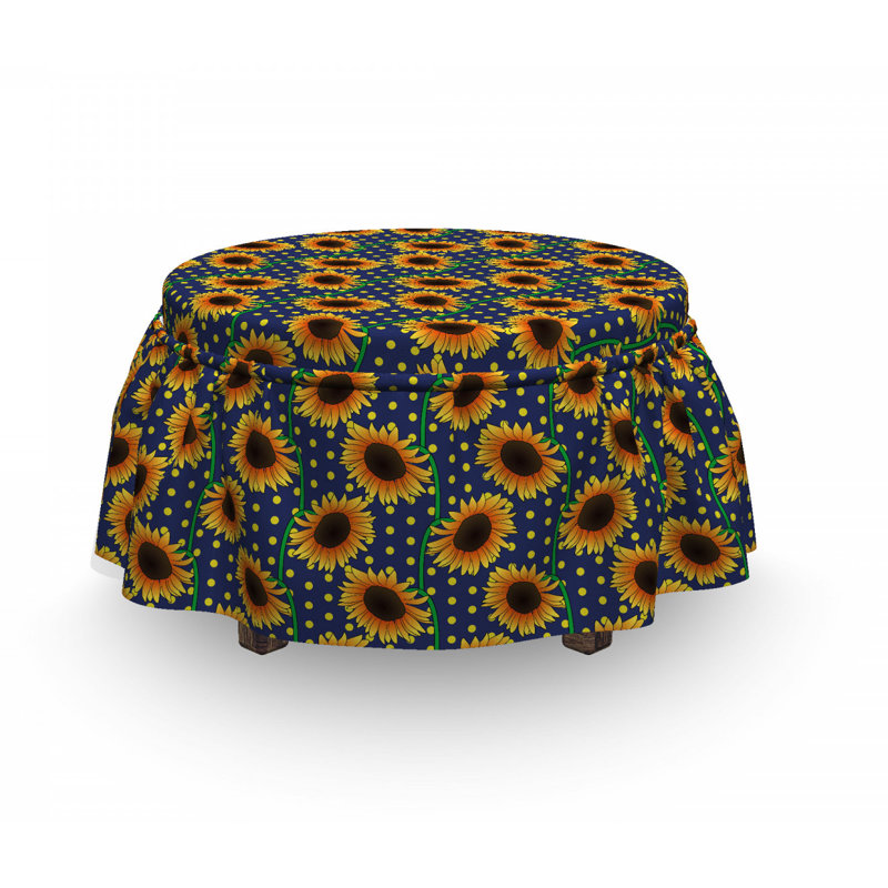 Box Cushion Ottoman Slipcover