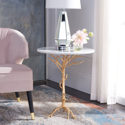 Tamara Pedestal End Table by House of Hampton