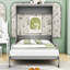 Grand lit escamotable polyvalent avec canapé Renie-111417108