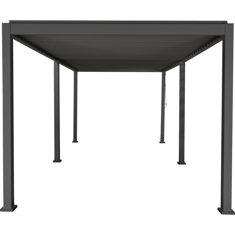 Aluminum Pergola, Anthracite, 250cm H x 600cm W x 300cm D
