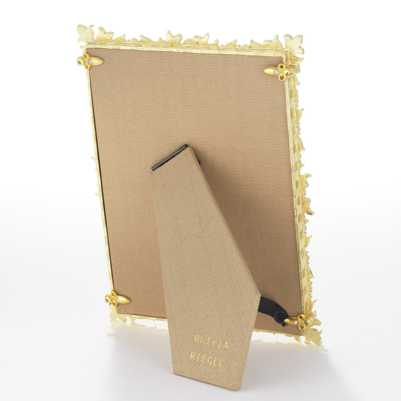 Luxembourg Metal Picture Frame, Gold, 5" x 7"