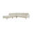 Velvet L-Shaped Sectional-87793252-87793253
