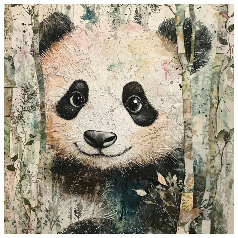 Panda In Bamboo Forest Comforter, Twin