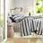 Premium Bedding Sets, Polyester Full Queen Modern Striped Home Comfort