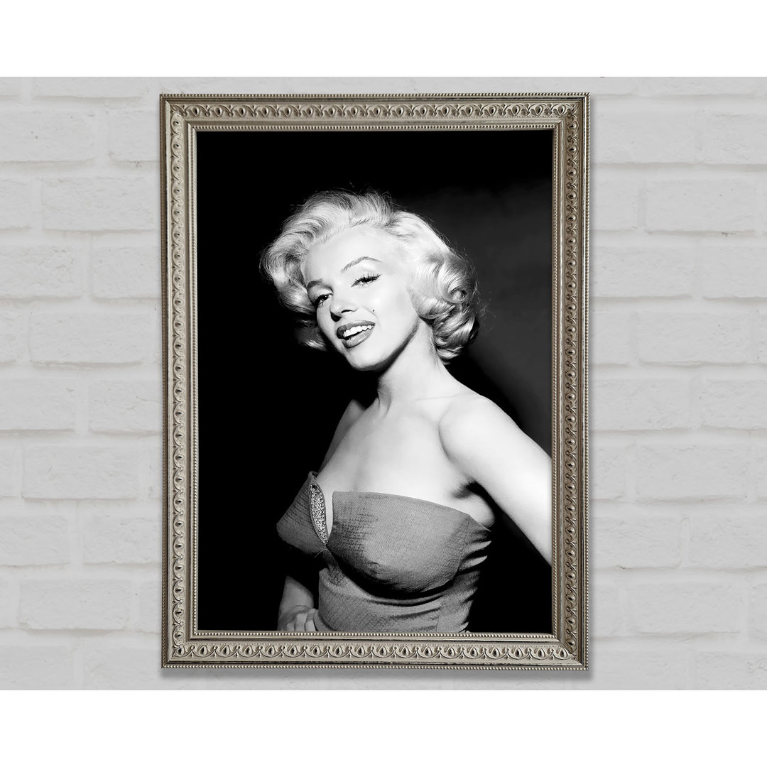 Marilyn Monroe Lächeln - Einzelner Bilderrahmen Kunstdrucke