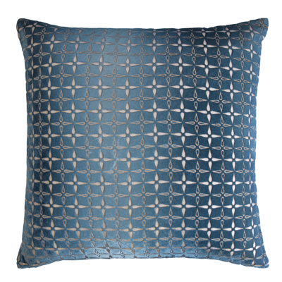 Metal Square Velvet Pillow
