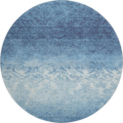 Premium Machine Washable Millbrook AMF1959 Damask Rug