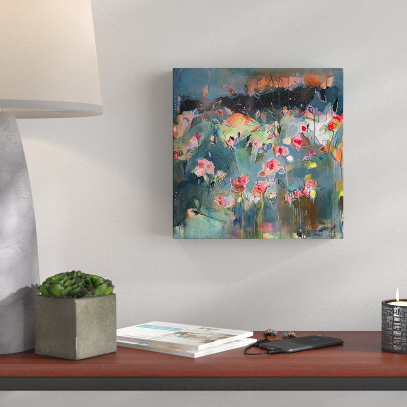 « radiance subtile »-impression d’art graphique sur toile tendue, H 12 po x l 12 po x P 1,5 po