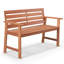 Banc d'extérieur en bois massif Carmino
