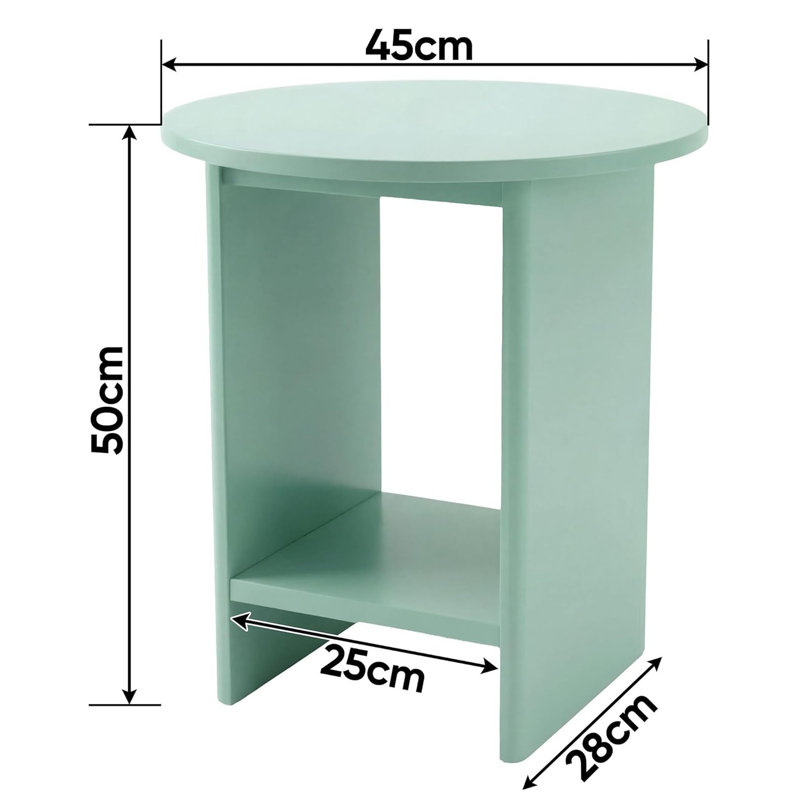 End Table, Sage Green