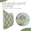 Housse de coussin décoratif Fabividine Uday taille coussin décoratif en lin naturel - 20 x 20 pouces-105986702-105986685-105986693